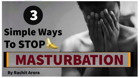 how to quit masturbatin